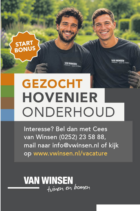 Vacature Hovenier onderhoud
