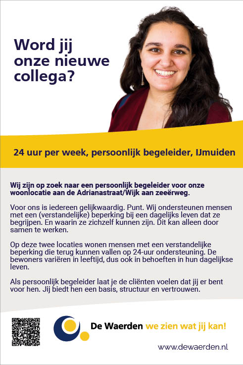 Vacature Persoonlijk begeleider