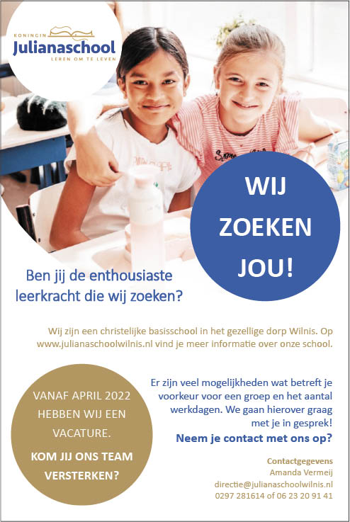 Vacature Leerkracht Basisschool