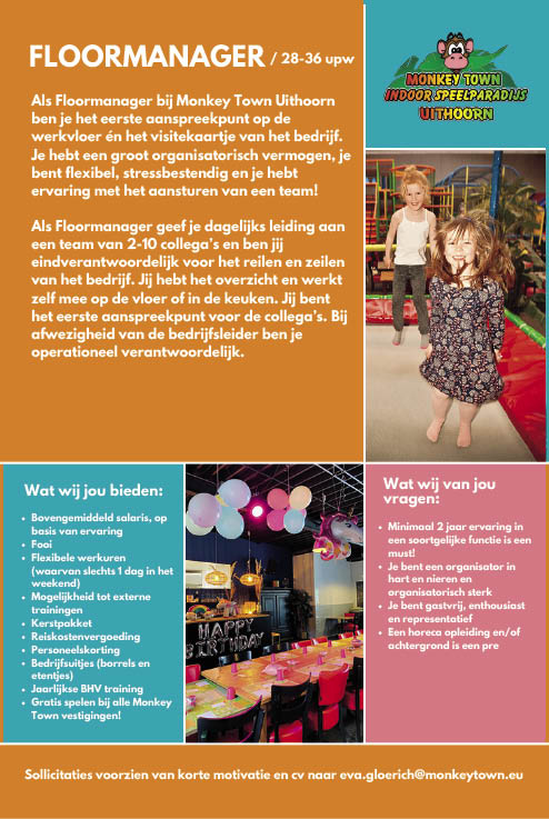 Vacature Floormanager