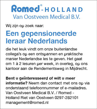 Vacature Gepensioneerde leraar Nederlands