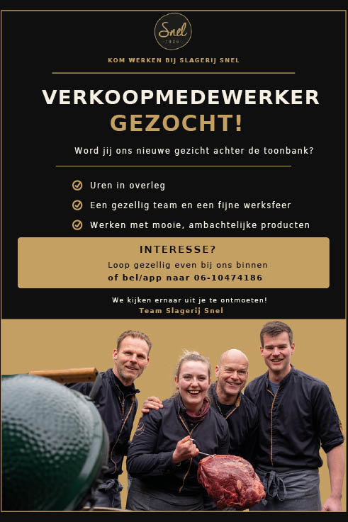 Vacature Verkoopmedewerker