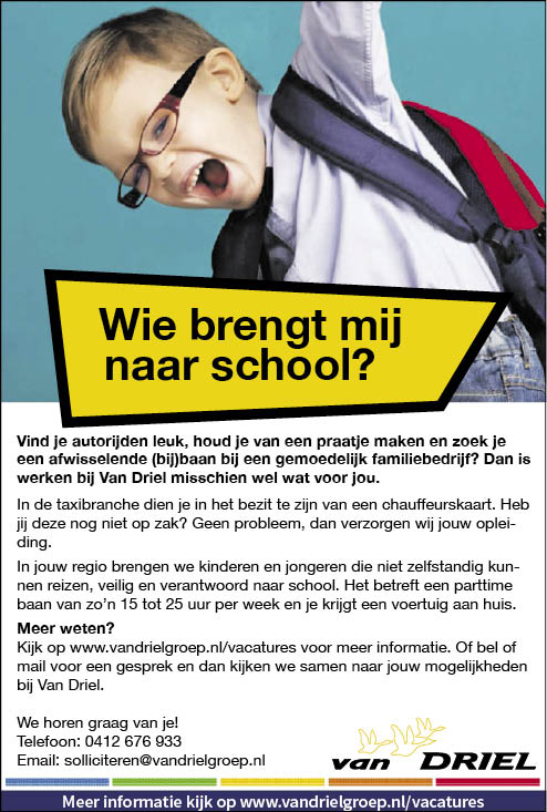 Vacature Chauffeur