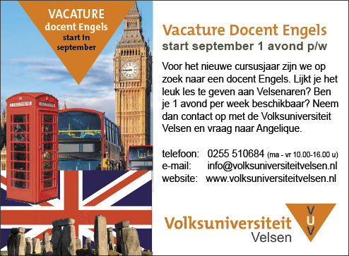 Vacature Docent Engels